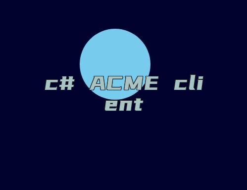 c# ACME client